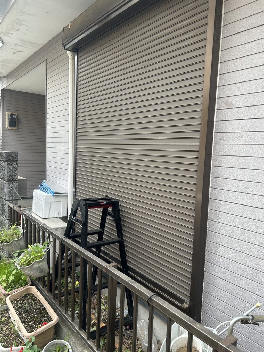 三和製電動シャッター交換お見積もりのご案内の修理事例