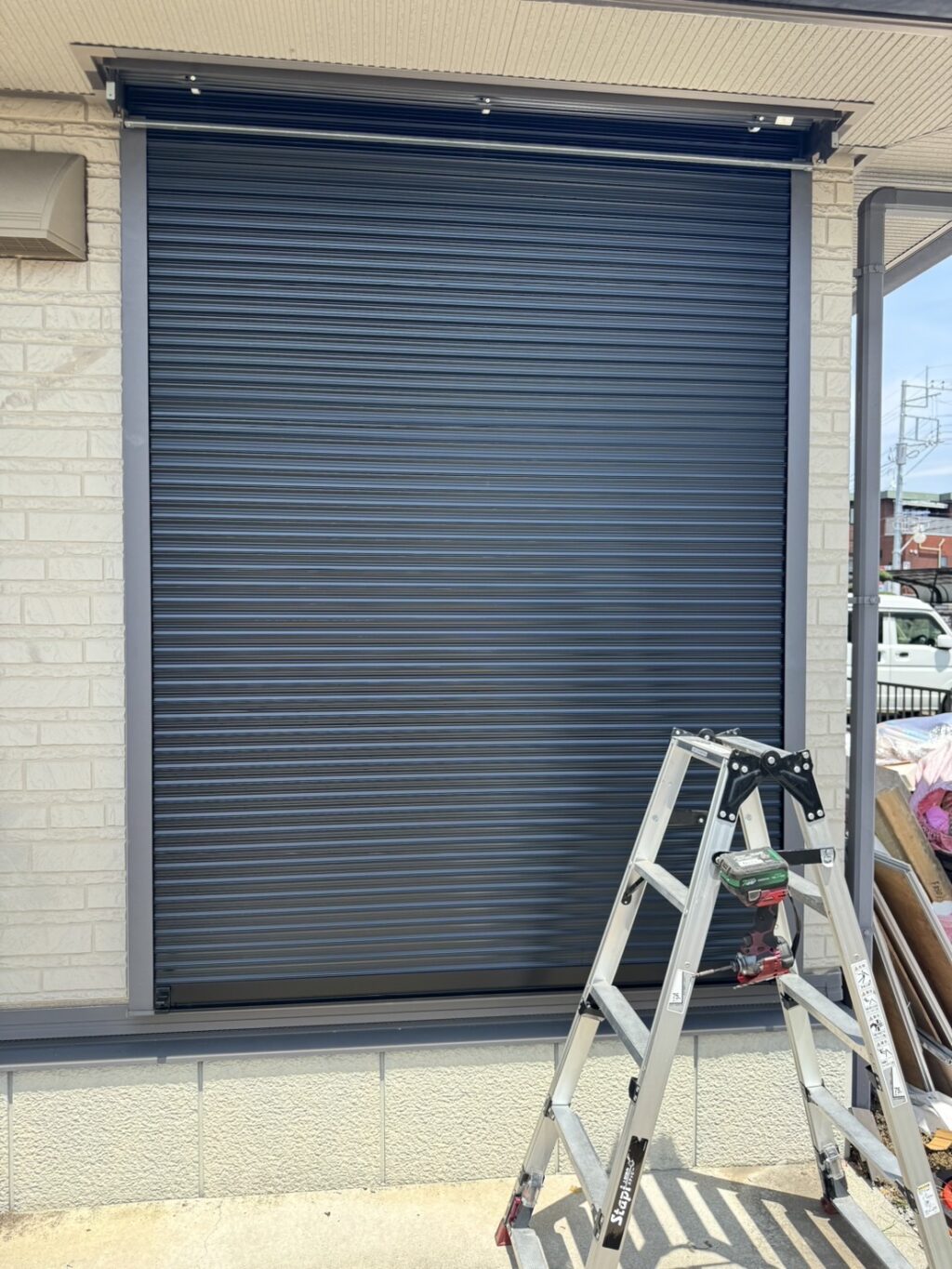 文化シャッター製手動窓シャッターの部品交換工事の修理事例