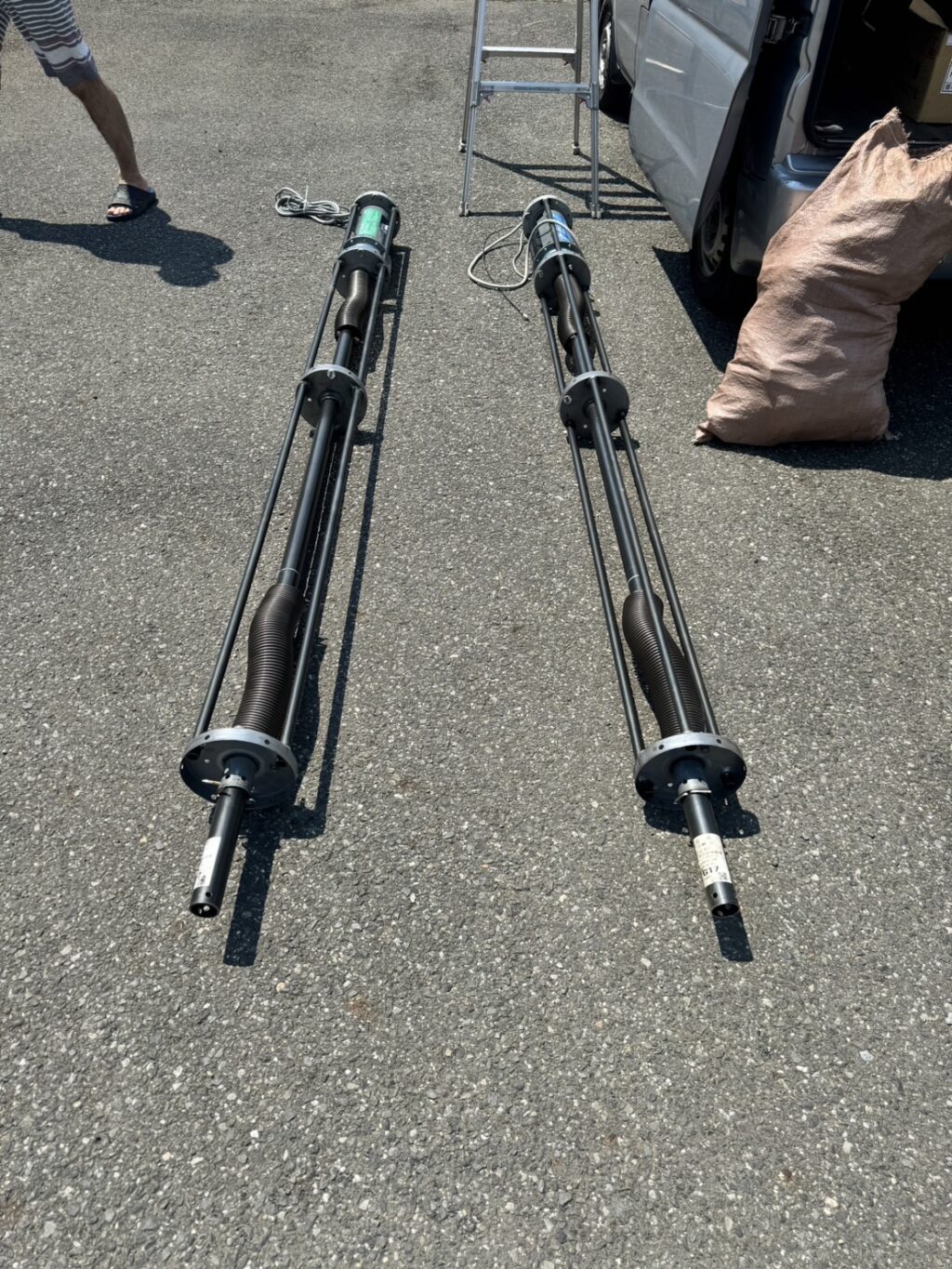 倉庫シャッターのシャフト交換工事の修理事例