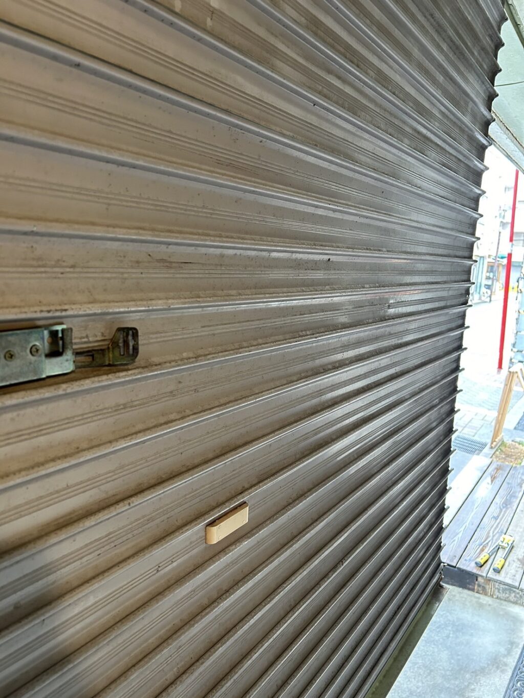 車庫電動シャッター ストッパー修理の修理事例