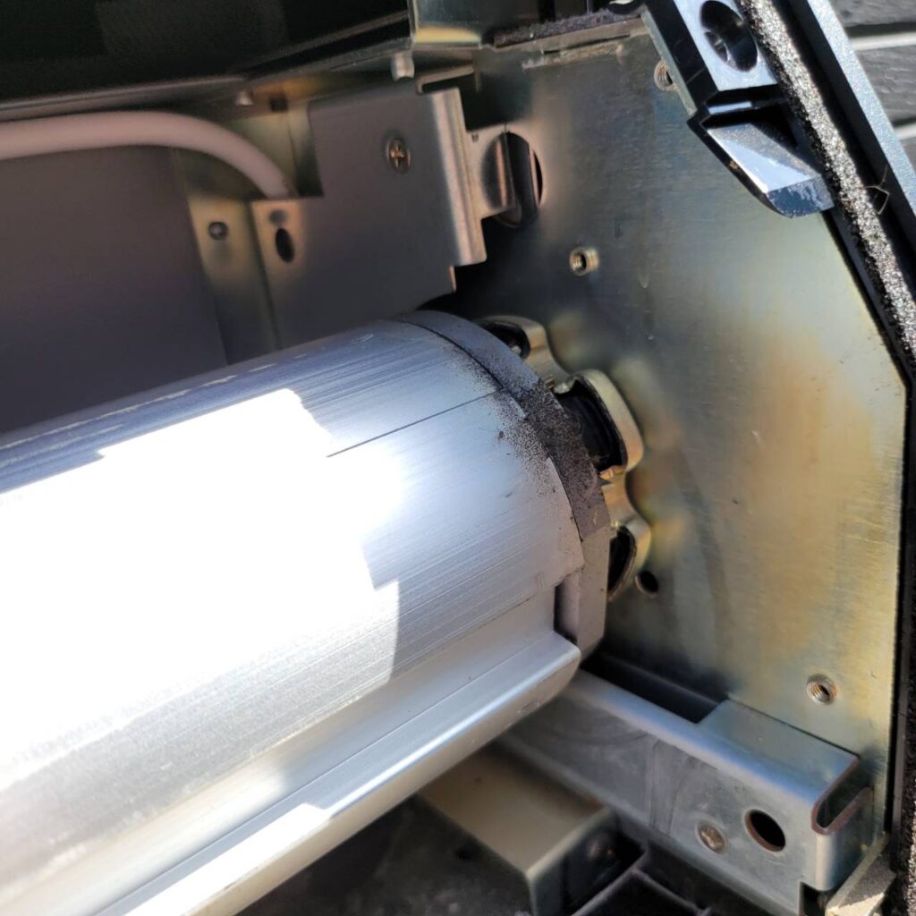 YKKAP製窓シャッターの開閉機交換の修理事例