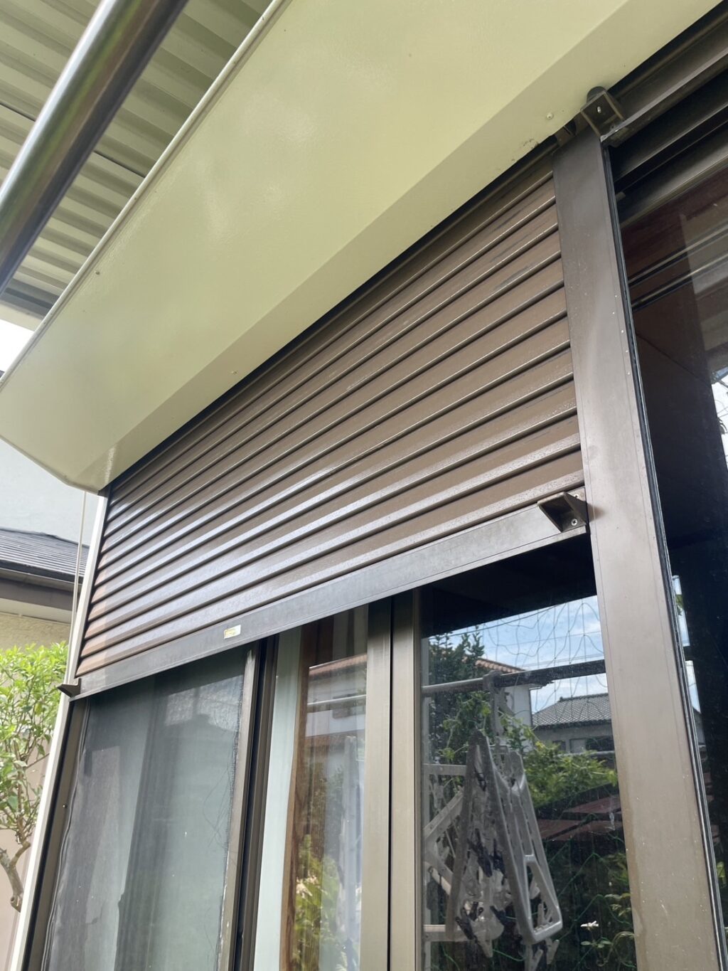 文化製窓電動シャッターの別置き開閉器交換の修理事例