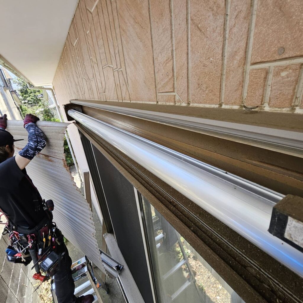 賃貸物件シャッターの斜め不具合を修復の修理事例