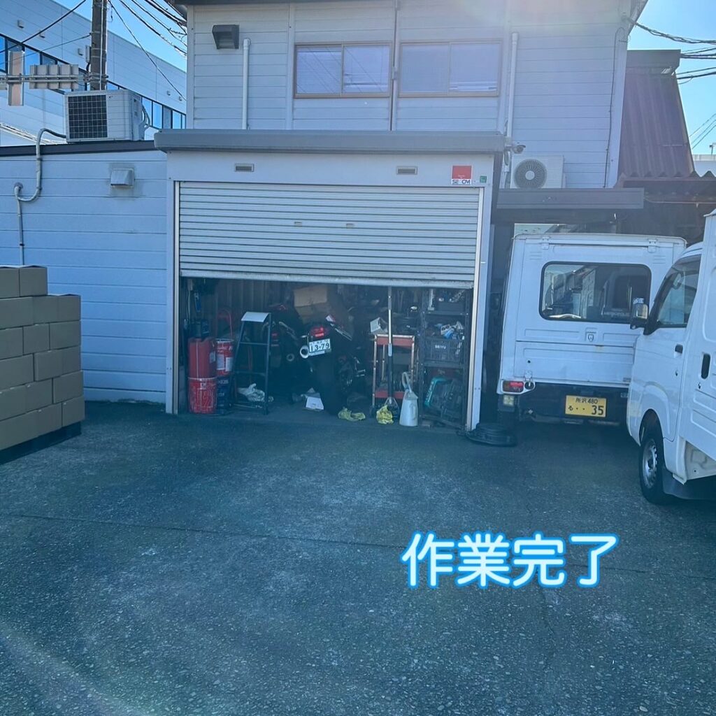 トステム製車庫シャッターの開閉機交換の修理事例