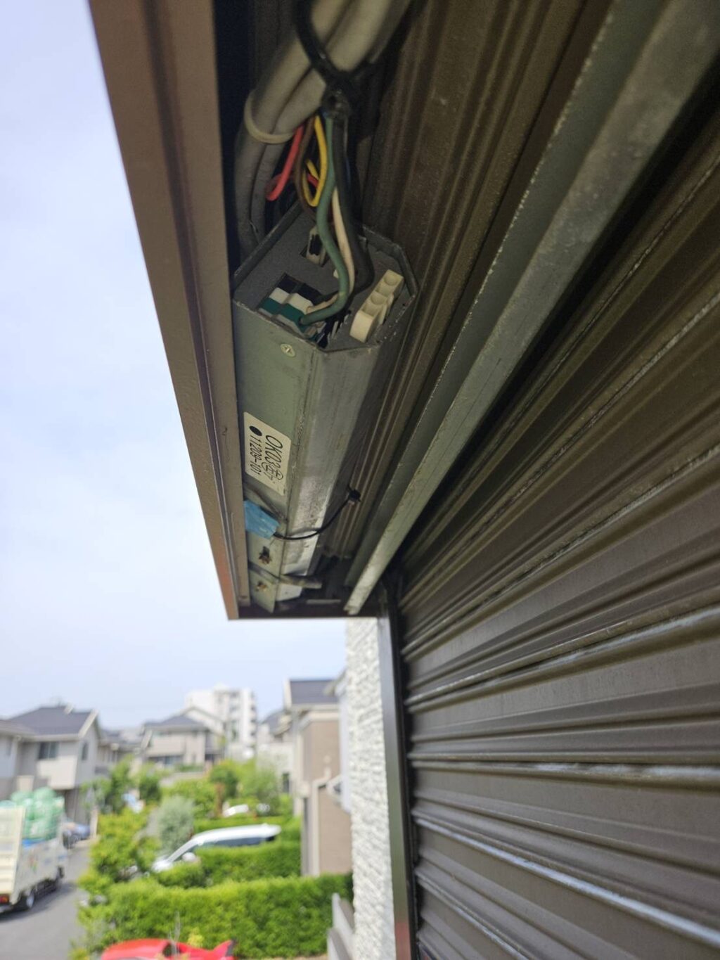 三協立山製窓用電動シャッター／開閉機交換（オートマン製）の修理事例