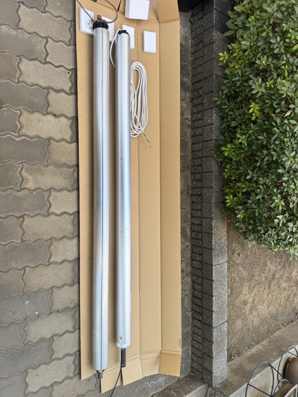 三和製電動窓シャッターの開閉機をオートマンへ交換の修理事例