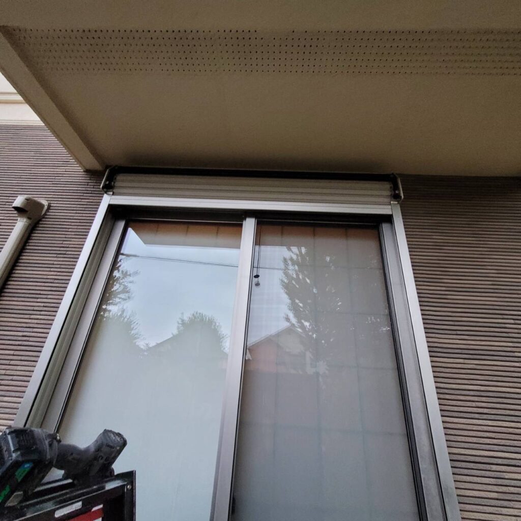 窓シャッターの鍵固定で安全性を確保の修理事例